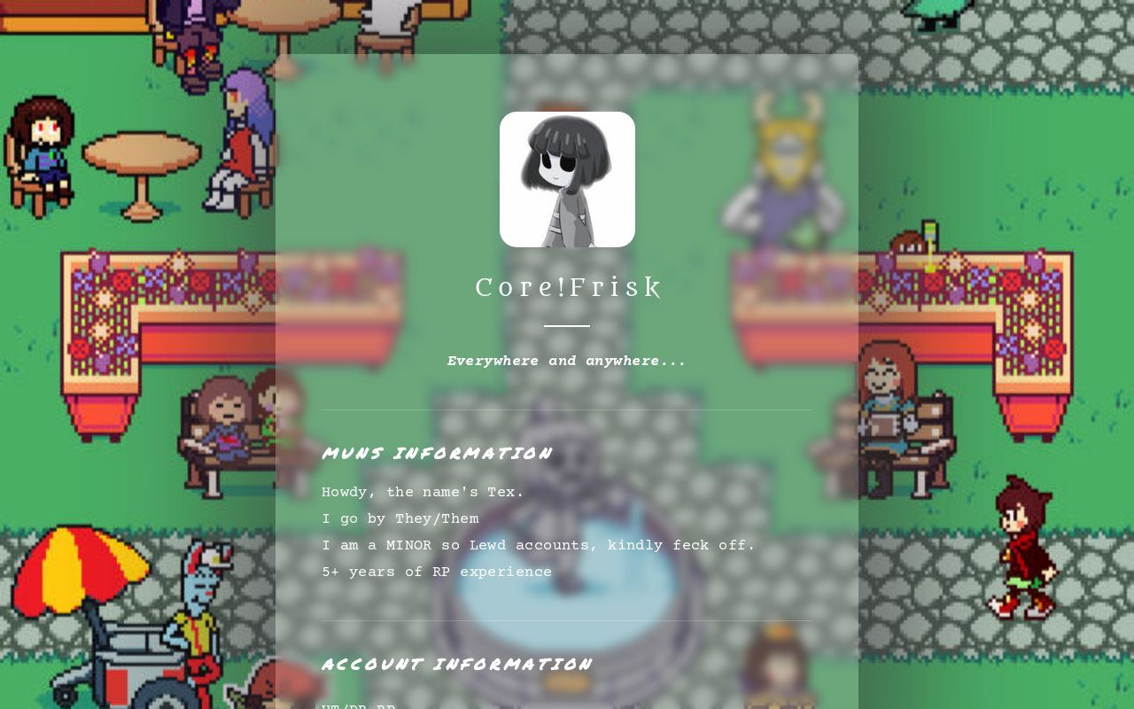 Core Frisk Stats 𝐂𝐎𝐑𝐄!𝐅𝐫𝐢𝐬𝐤